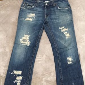 True Religion distressed jeans